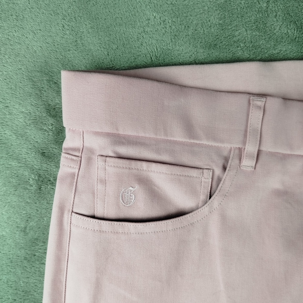 Greyson Pants Mens 33x32 Quartz Pink Armonk 5 Pocket Trouser Chino Golf $195 NWT - Picture 10 of 16
